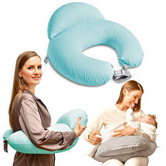 Подушка для годування диванчик 60х70х16см, м`ята смужка для зручності мами