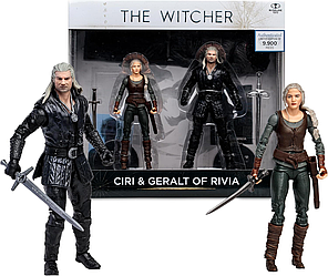 Фігурки МакФарлейн Відьмак Геральт і Цирі з Рівії McFarlane Witcher Ciri Geralt ‎13813