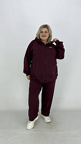 Прогулянковий трикотажний костюм "Кенгуру-2" (кофта та штани) Батал 70-72 74-76