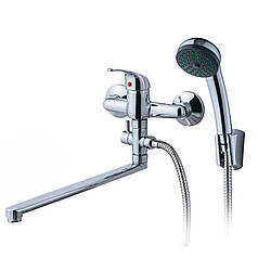 Змішувач IG Ø35 для ванни прямий вилив 323мм дивертор виносної картріджний AQUATICA IG-3C249C (9709220)