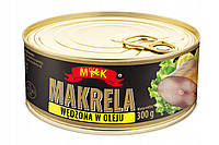 Скумбрія (Макрель) MK Makrela Wedzona w Oleju Копчена в Олії 300 г.