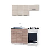 Кухня Еверест Еко набір Ламінована ДСП 1.4 м Корпусні меблі кухня Готові маленькі кухні