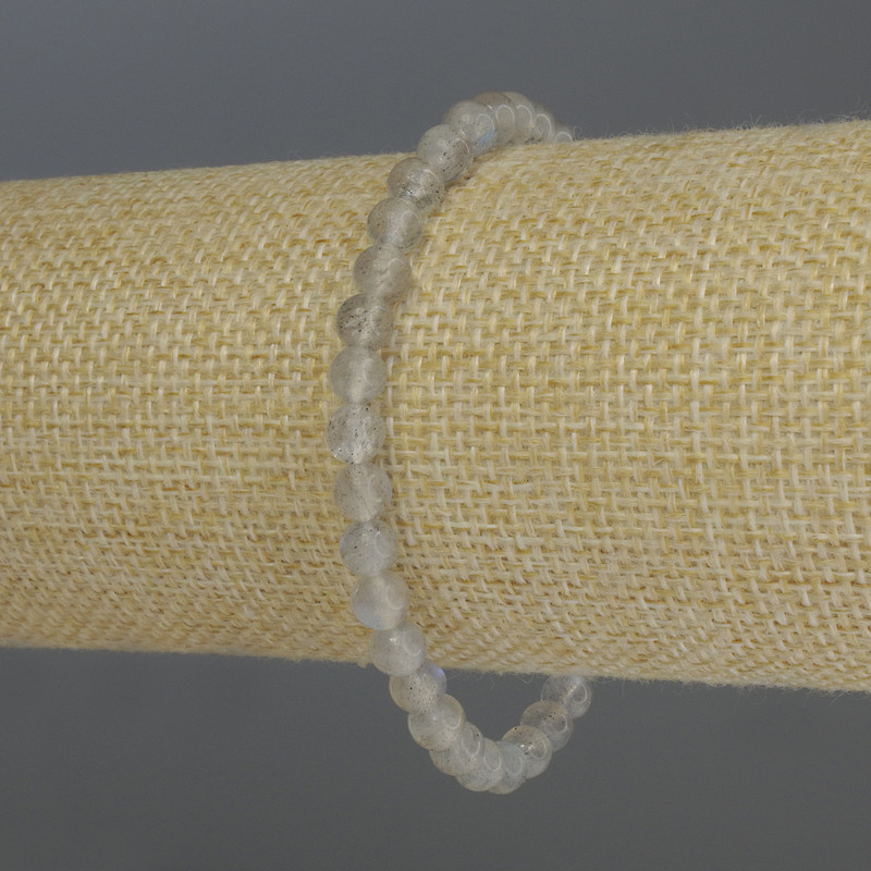 Браслет Лабрадор гладка кулька d-5мм+- L- 18см стрейч, фото 1