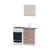 Кухня Еверест Еко набір Ламінована ДСП 0.6 м Готовий кухонний гарнітур Корпусні кухонні меблі