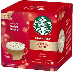 Кава в капсулах 12 шт Starbucks Dolce Gusto Toffee Nut Latte 6 порцій