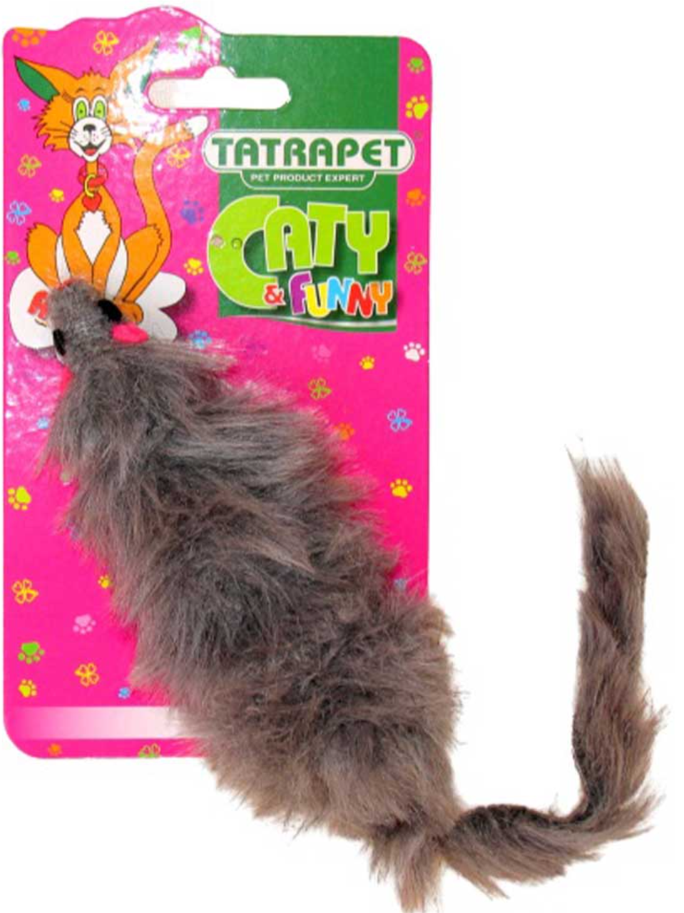 Tatrapet Caty funny іграшка для котів мишка 15 см