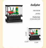 Легосумісний конструктор мікро - акваріум, тераріум