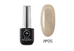 Гель-лак «котяче око» SAGA Professional Glow Cat gel polish #4, 9 мл