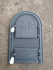 Дверцята пічні суцільні 550*350 мм "ПАЛЬМА АРКА"