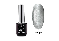 Гель-лак «котяче око» SAGA Professional Glow Cat gel polish #9, 9 мл