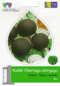 Насіння редьки зимова Чорна 10г Vinel seeds