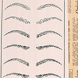 Штучна шкіра для навчання тату двостороння 10шт, фото 4