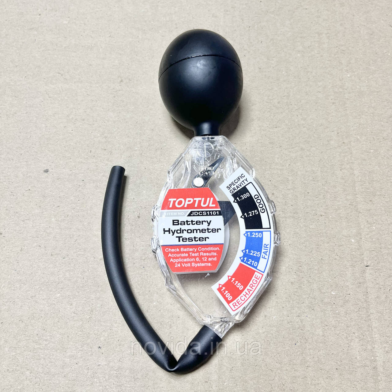 Ареометр для електроліту акумулятора TOPTUL JDCS1101