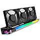 Кулер для відеокарти 2 в 1 з ARGB 3 вентилятора 80 мм 1800 про хв  Чорний, фото 4