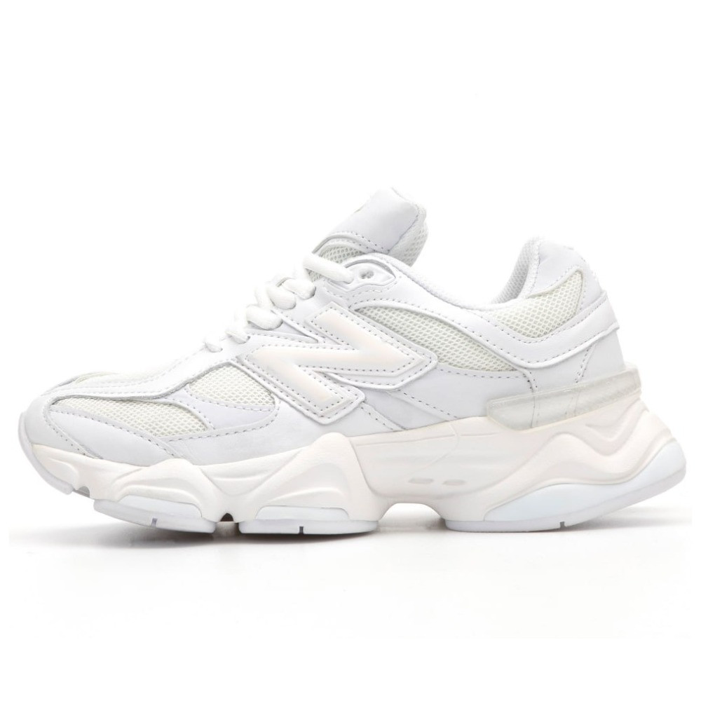 Чоловічі / жіночі кросівки New Balance 9060 Triple White U9060NRJ, кросівки нью беланс 9060 білі NB нб