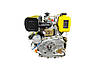 Двигун 178FE - дизель (під шліци діаметр 25 мм) (6 к.с.) з електростартером YBX, фото 3
