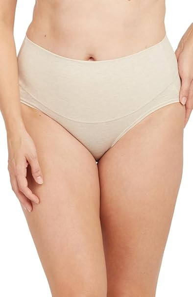 Spanx коригувальні трусики "Cotton Comfort", розмір XL, колір бежевий