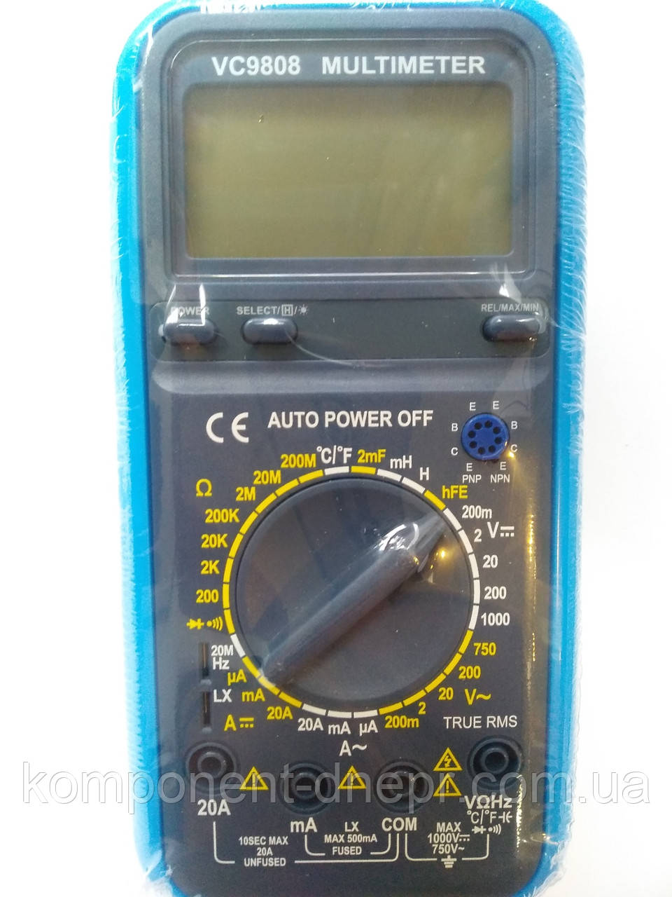 Цифровий мультиметр VC9808, Tcom-Digital, фото 1