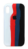 Силіконовий чохол для iPhone XR - Rainbow (Веселка), Різнокольоровий
