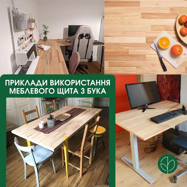 щит зрощений бук