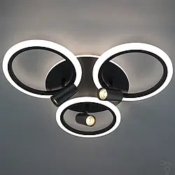 Керована світлодіодна люстра Esllse SONNE DOWNLIGHT 3LR 70 Вт з пультом і додатком для смартфону APP