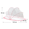 Балдахін на ліжко для дітей, універсальна москітна сітка від комарів рожева, фото 7