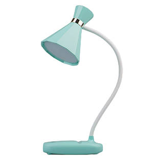 Настільна лампа на акумуляторі 3.2 Вт, світильник настільний Блакитний DM5062BL