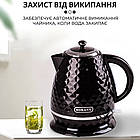 Чайник електричний Sokany SK-1032 1.7 літра 2200 Вт Чорний, фото 4