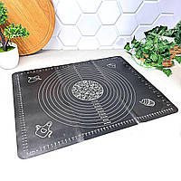 Кулінарний килимок для розкочування тіста 50*40 см