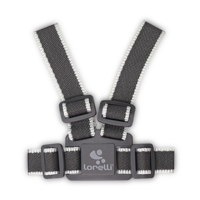 Дитячі віжки - повідець для малюків регульовані Baby Walk Safety Harness Lorelli сірий