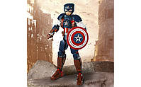 LEGO Marvel Фігурка Капітана Америка для збірки 310 деталей (76258), фото 8