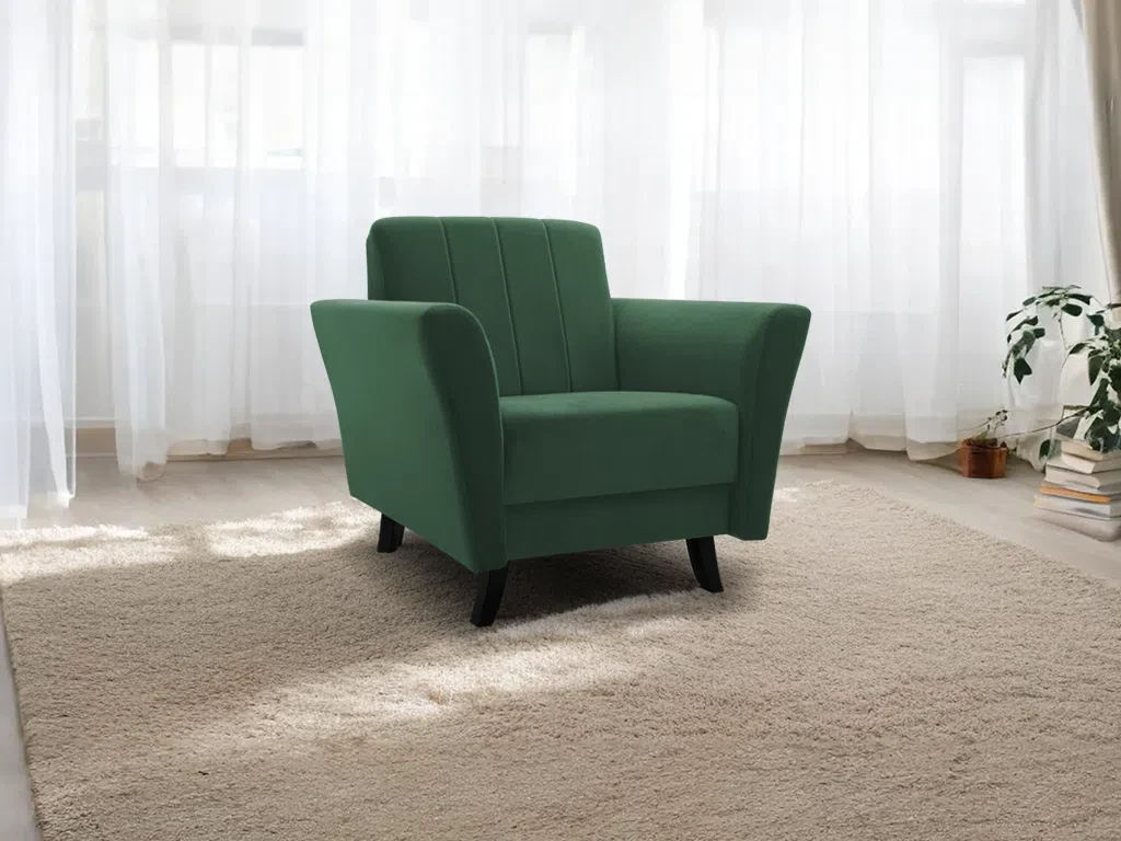 М'яке крісло Linea (зелений темний), фото 1