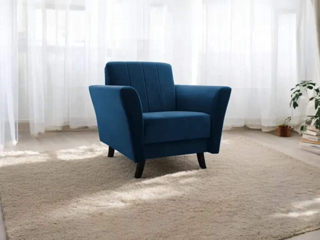 М'яке крісло Linea (синій темний), фото 1