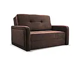 М'який розкладний прямий диван Flint (коричневий), фото 2