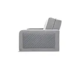 М'який розкладний прямий диван Flint (сірий), фото 3