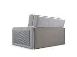М'який розкладний прямий диван Flint (сірий), фото 4