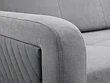 М'який розкладний прямий диван Flint (сірий), фото 7