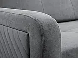 М'який розкладний прямий диван Flint (сірий), фото 7