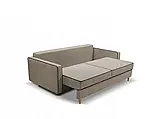 М'який розкладний прямий диван Fasta (бежевий), фото 4