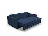 М'який розкладний прямий диван Fasta (синій), фото 4