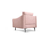 М'яке крісло Cori 1 (рожеве), фото 3