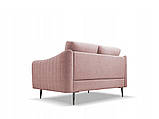 М'який прямий диван Cori 2 (рожевий), фото 3
