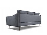 М'який прямий диван Cori 3 (сірий), фото 3