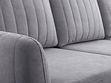 М'який прямий диван Cori 3 (сірий світлий), фото 5