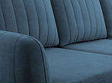 М'який прямий диван Cori 3 (синій), фото 5