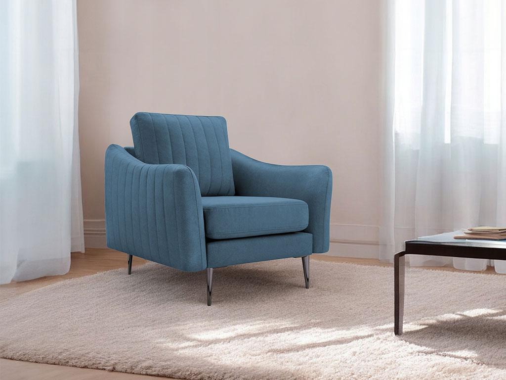 М'яке крісло Cori 1 (синій), фото 1