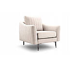 М'яке крісло Cori 1 (кремовий), фото 2