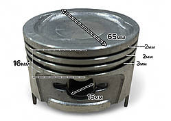 Поршень 65 мм на мотор LJ465Q