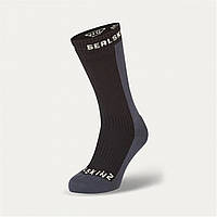 Носки Sealskinz Waterproof Cold Weather Mid Length Black/Grey