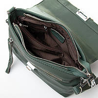 Жіноча шкіряна сумка 8793-9 blue-green.Купити жіночі сумки гуртом і в роздріб із натуральної шкіри в Україні, фото 8
